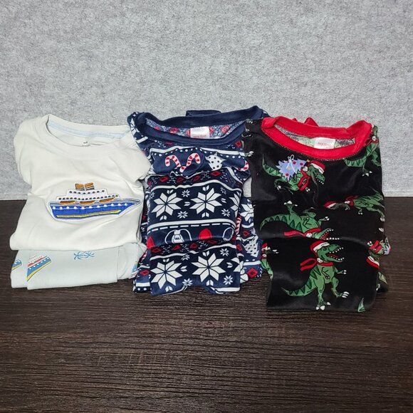 EUC Bundle of 3 Boys PJ Pajama Sets Long Sleeve Very Soft Size 10 - Picture 1 of 4
